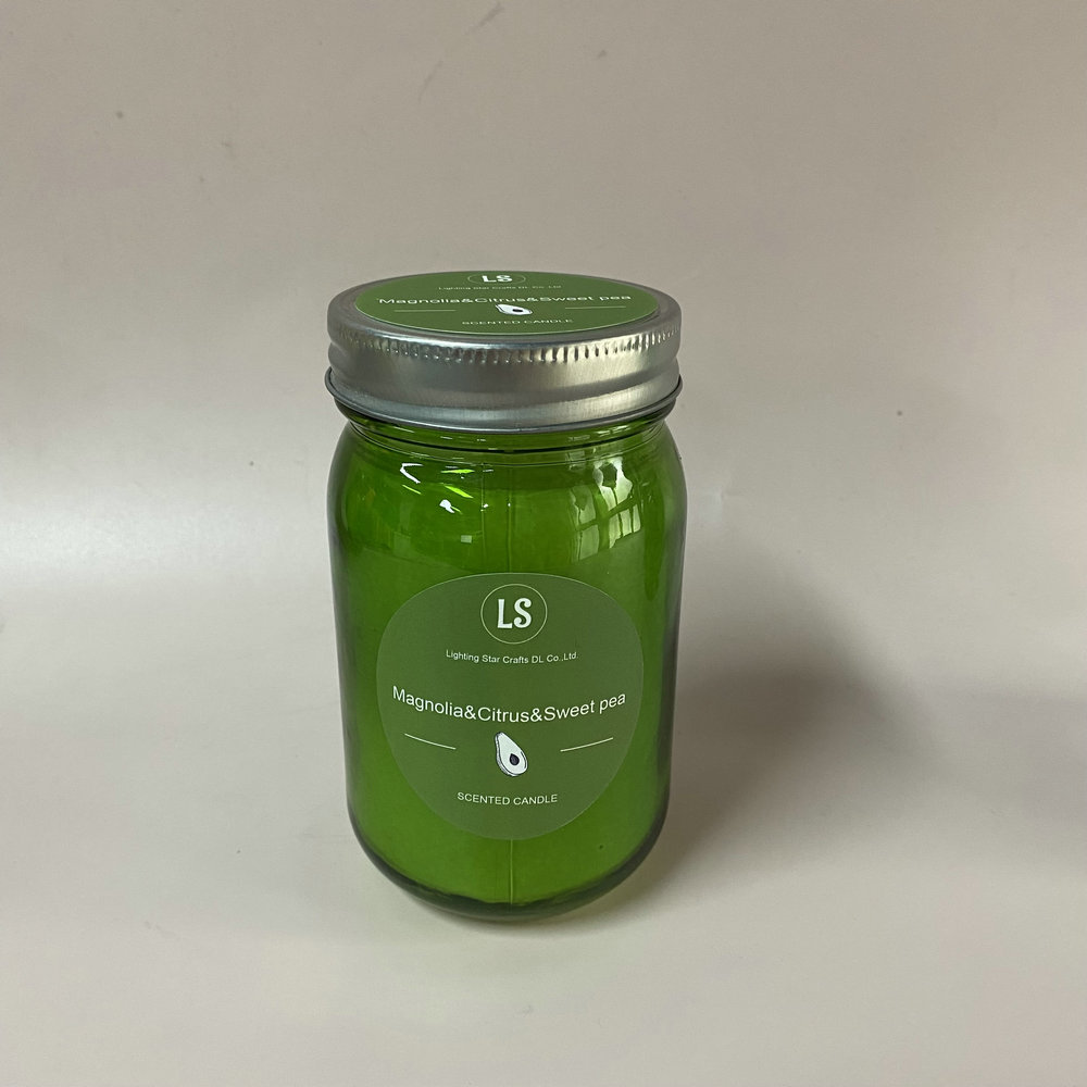 glass jar candles