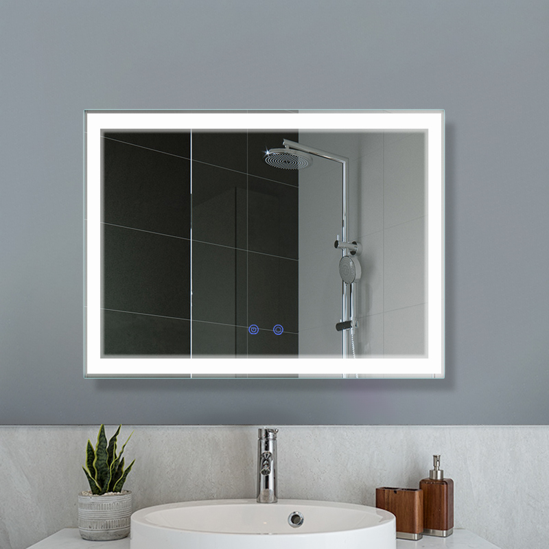 Modern bathroom mirror luminous antifogging bathroom mirror