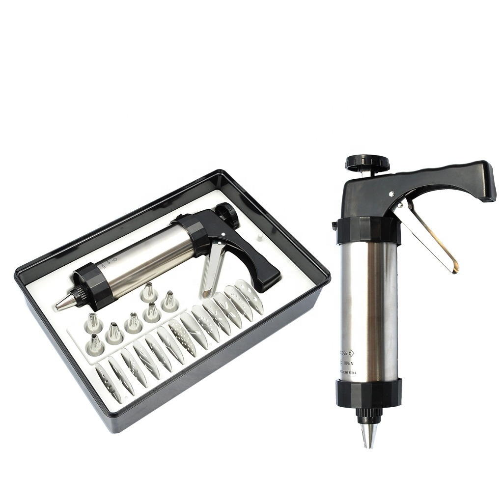 Professional Biscuit Making Gun Cookie Press Gun Biscuit Cutter Dropping Machine Maker