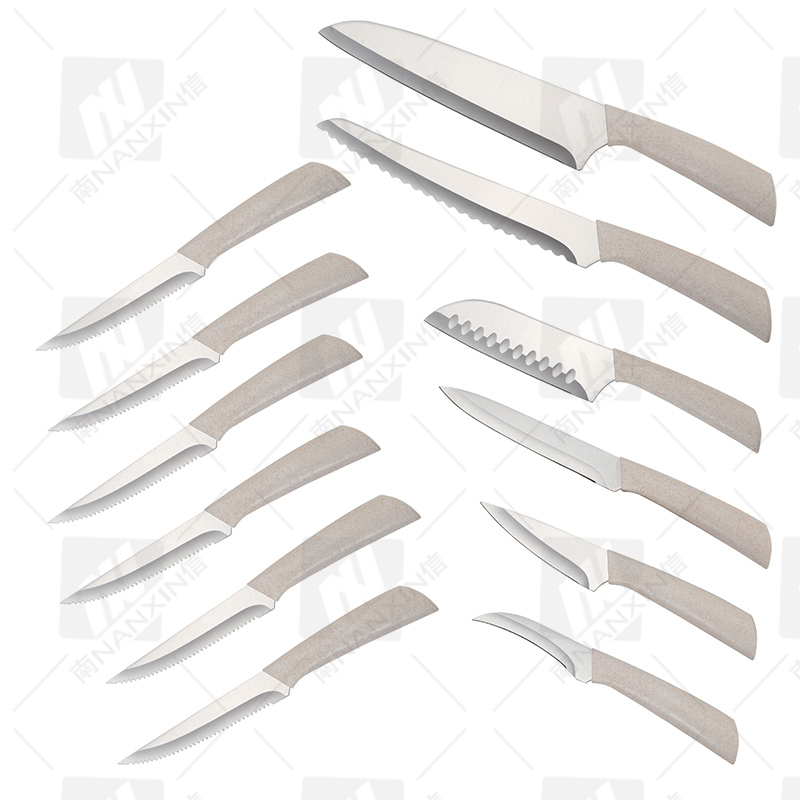 Kitchen knife series / wheat straw handle