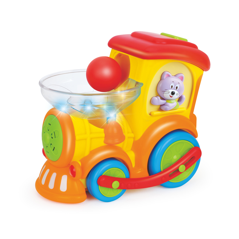 Children Baby kids Educational Plastic Toys Gift Factory OEM Infant Drop n Go Train with Music toys