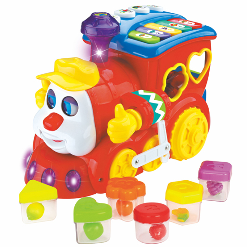 Children Baby kids Educational Plastic Toys Gift Factory OEM Infant Learning Loco with Music