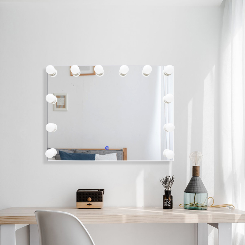 Popular Hot-sale 12 pcs bulbs Hollywood Mirror Makeup Mirror