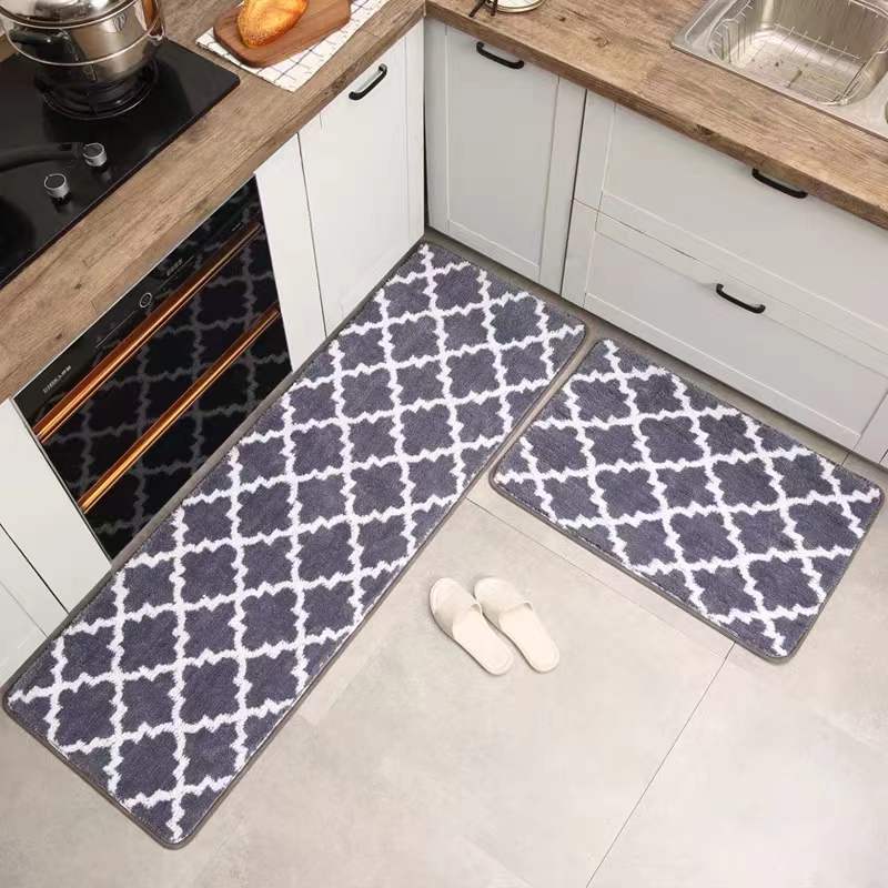 Water absorbing kitchen mat