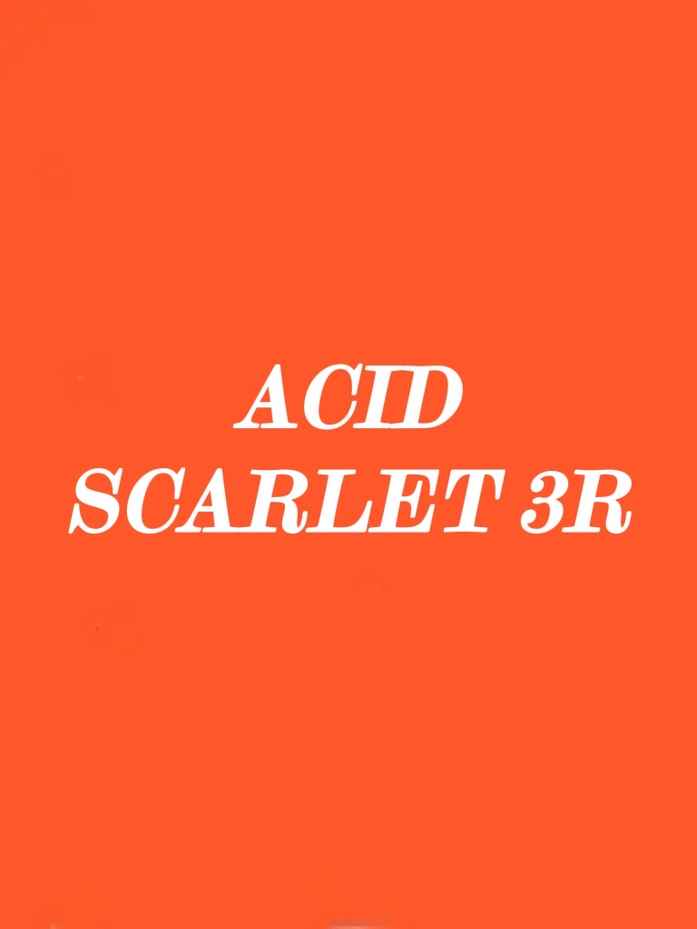 Acid Scarlet 3r
