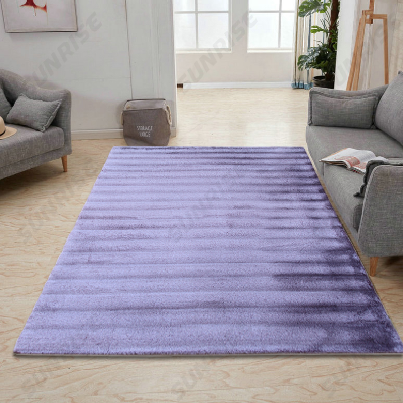 Faux Fur Tip Color Rabbit Tip Fur Carpet 3D