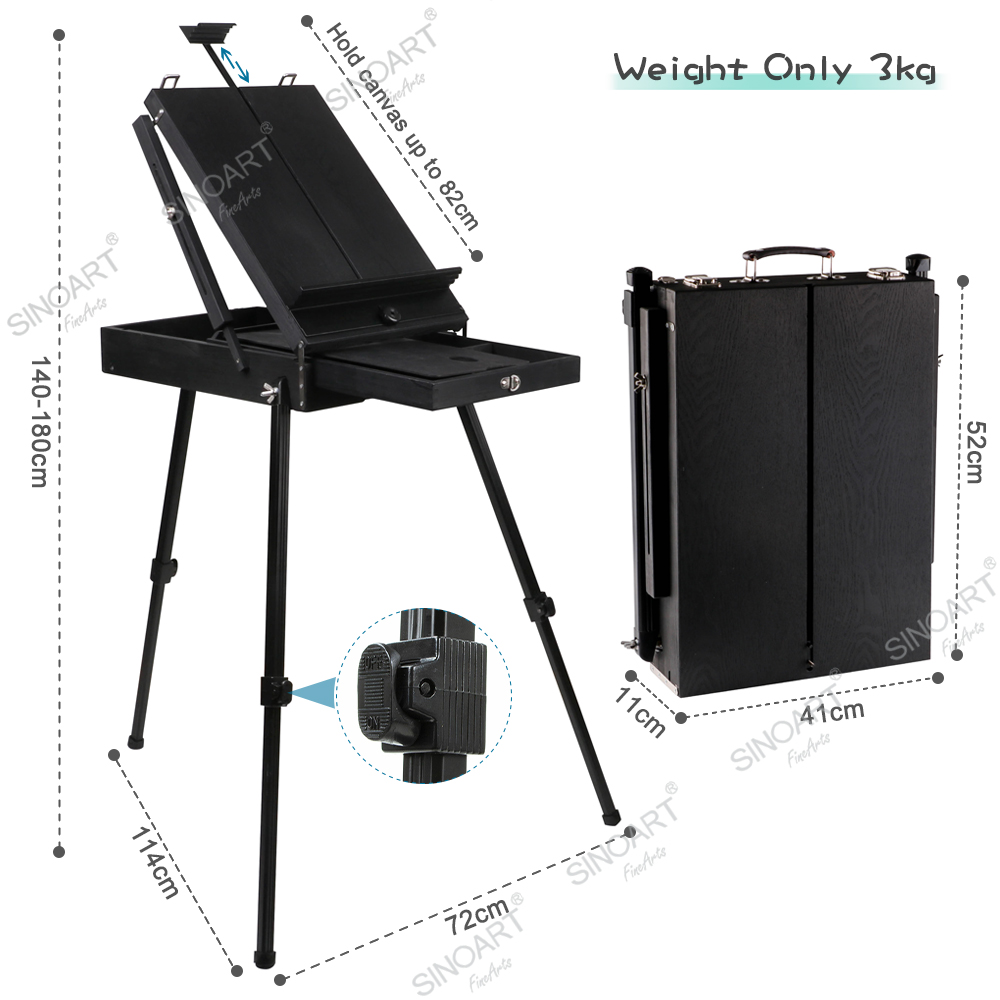 Alu-Wood French Easel