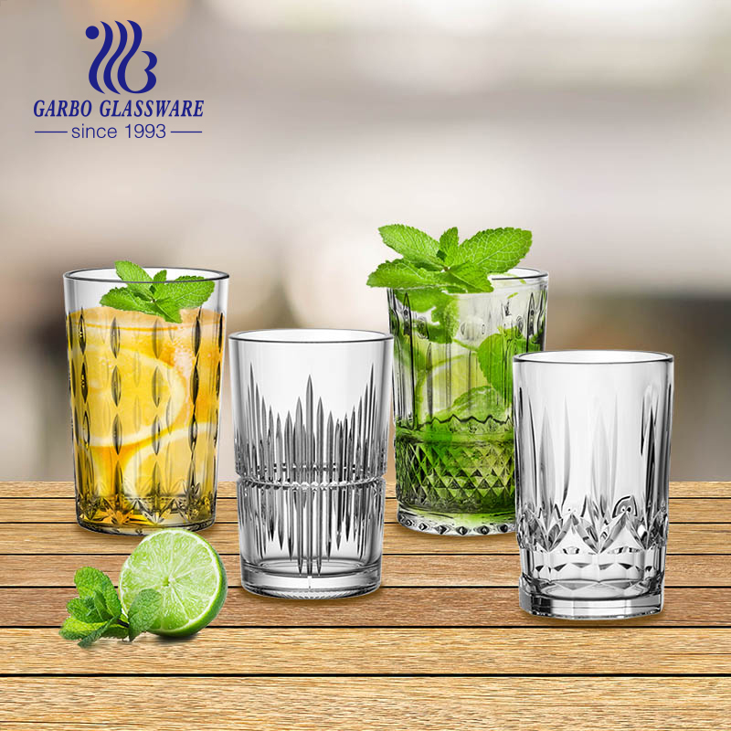 High Quality Round Shape 6oz Crystal Engraved Whisky Barware Wine Glass Mixing Mould Glass Cup
