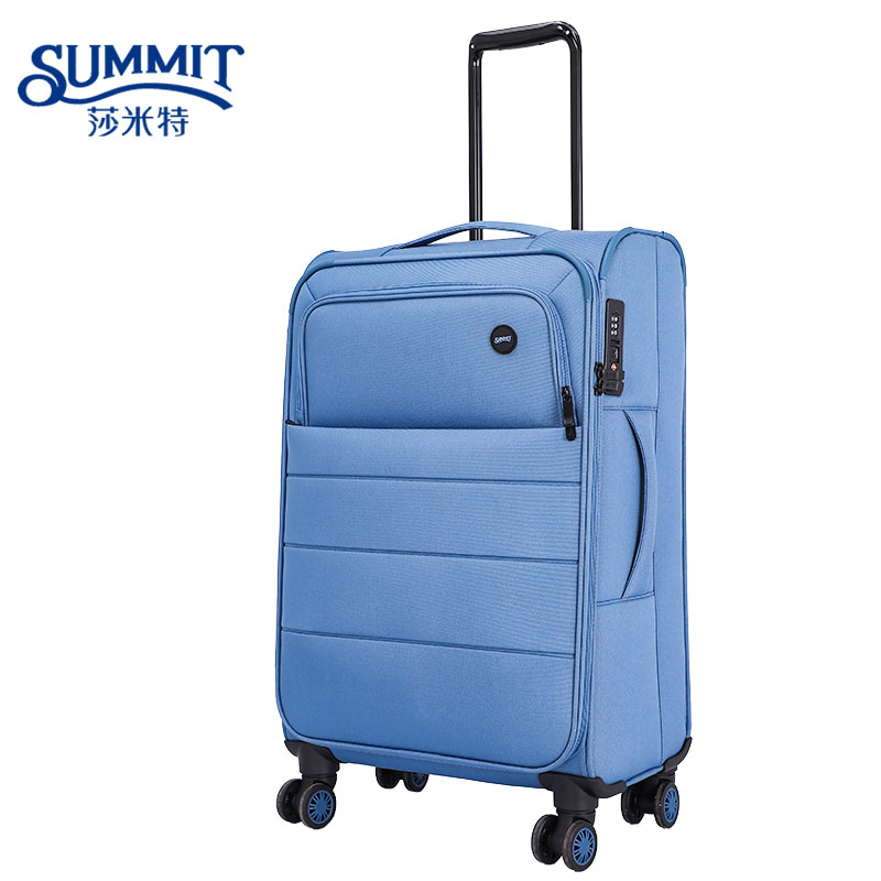 softside trolley case fabric suitcase large vollume travelling case