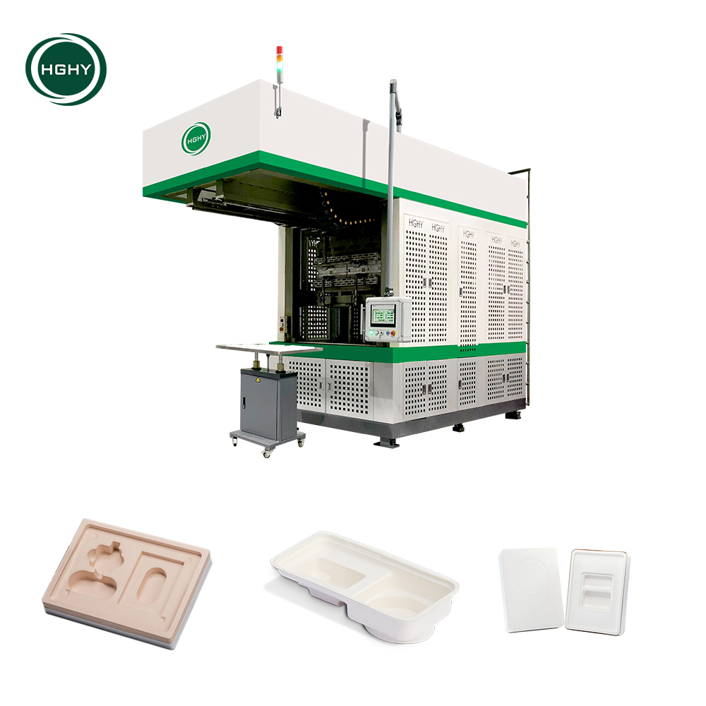 HGHY Pulp Molding Auto Thermoforming High Quality IP Machine production line