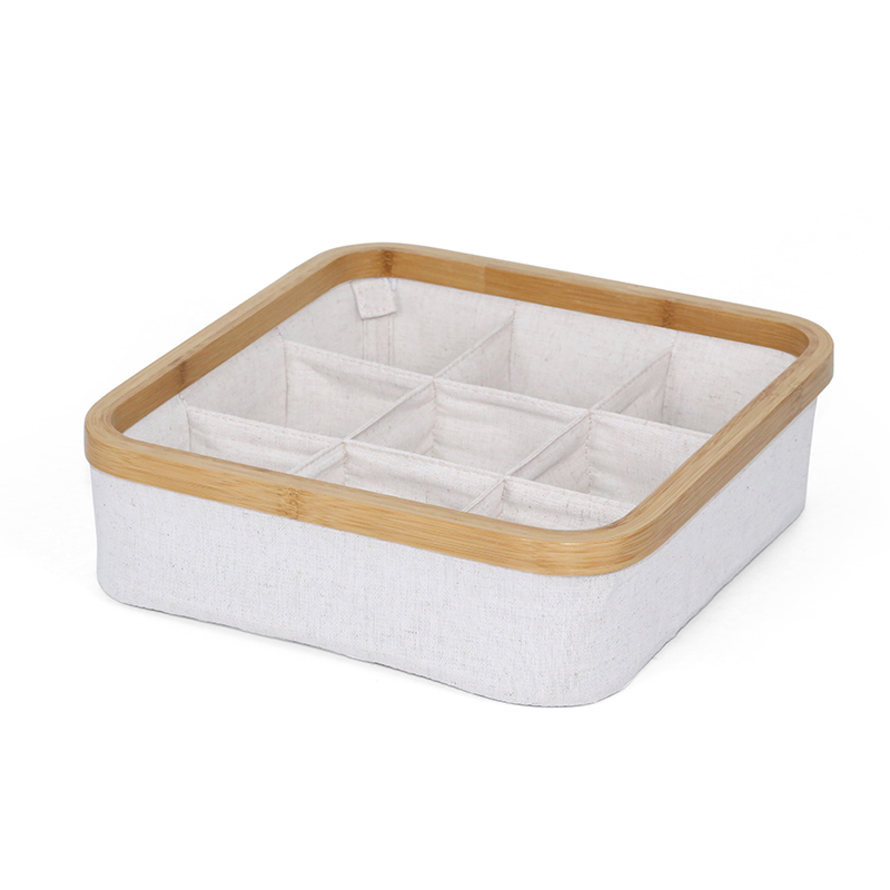 Storage box with compartment