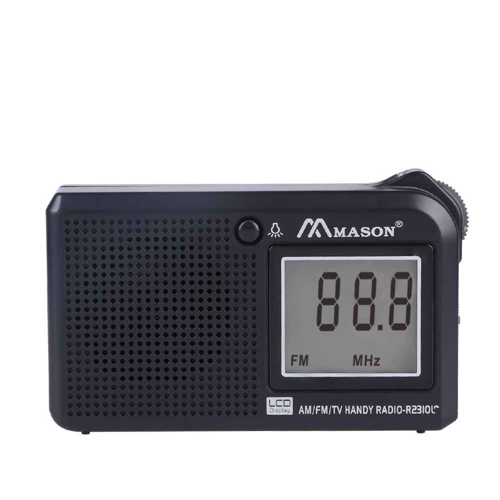 Factory Direct Selling OEM Service Built-In Speaker LCD Screen Small Digital Portable FM/AM Radio