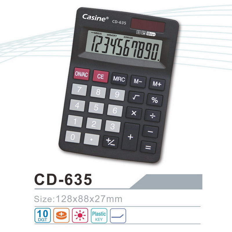 CD-635_10-digit desktop calculator_Casine