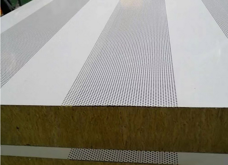 Acoustic sandwich panel/Sound-abasorbing panel