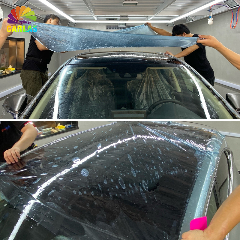 Carlas 7.5mil Sunroof Film Ice armour thermal insulation film for car roof sunscreen
