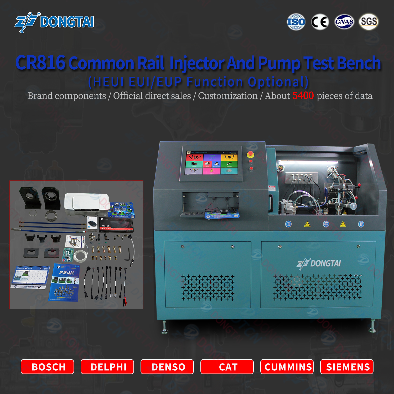 CR816 Common Rail Injector And Pump Test Bench