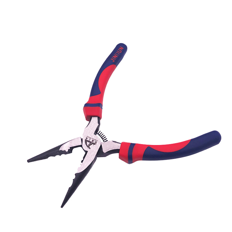 Japanese long nose pliers industrial quality 60Crv eccentric core labor-saving pliers