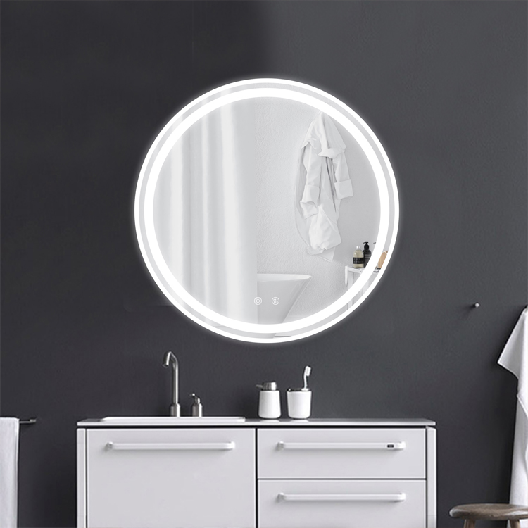 Multi-style ultra-thin LED intelligent bathroom mirror Anti-fog lighted bathroom mirror