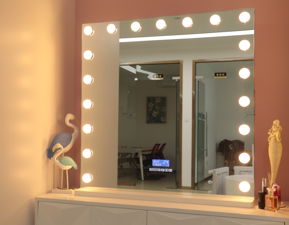 MDF Base Hollywood led vanity mirror