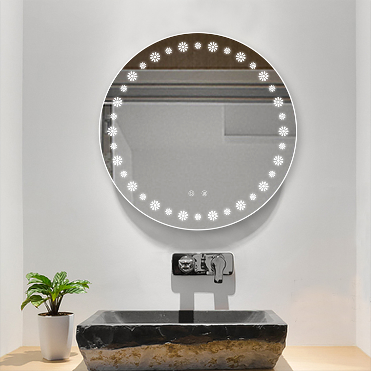 Multi-style super thin LED Samrt bathroom mirror Anti-fog lighted bathroom mirror