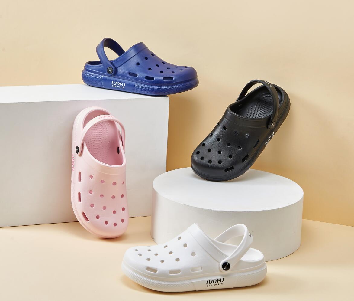 LUOFU EVA funky breathable personalize lady garden shoes sandal