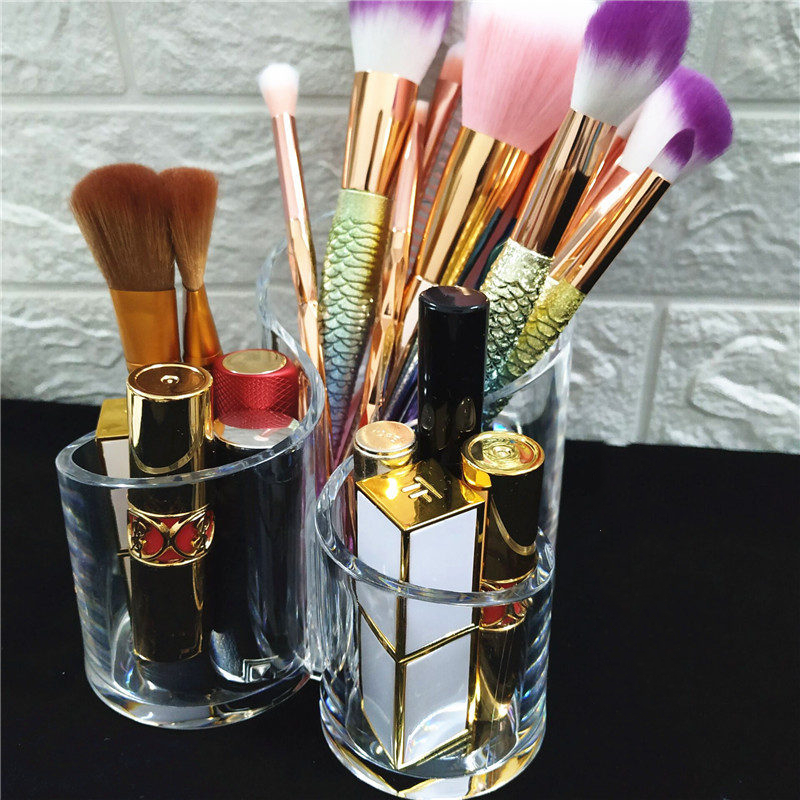 Arcylic makeup brush storage rank