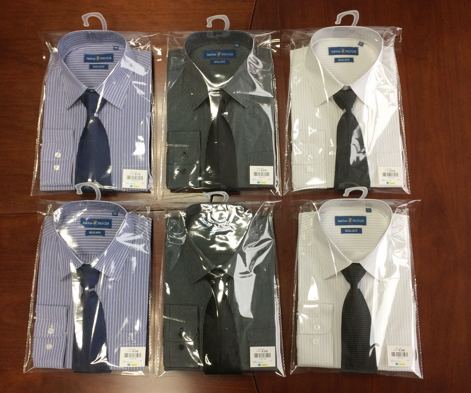 Office shirt uniform shirt with tie
