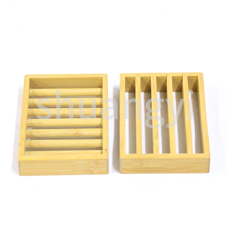 Bamboo soap rack