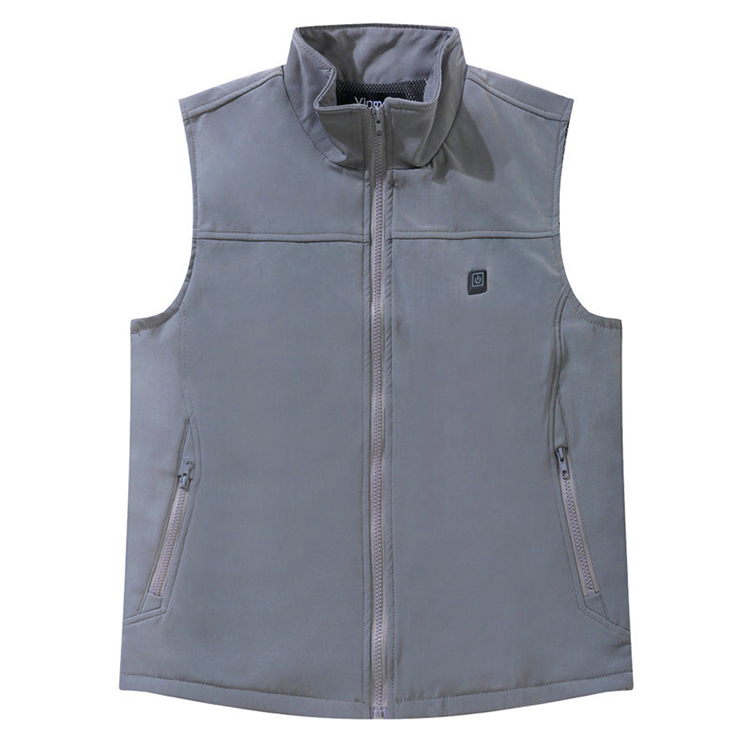 Vinmori New functional USB 5V Battery Powered Electric Heated Men Vest Waistcoat For Winter