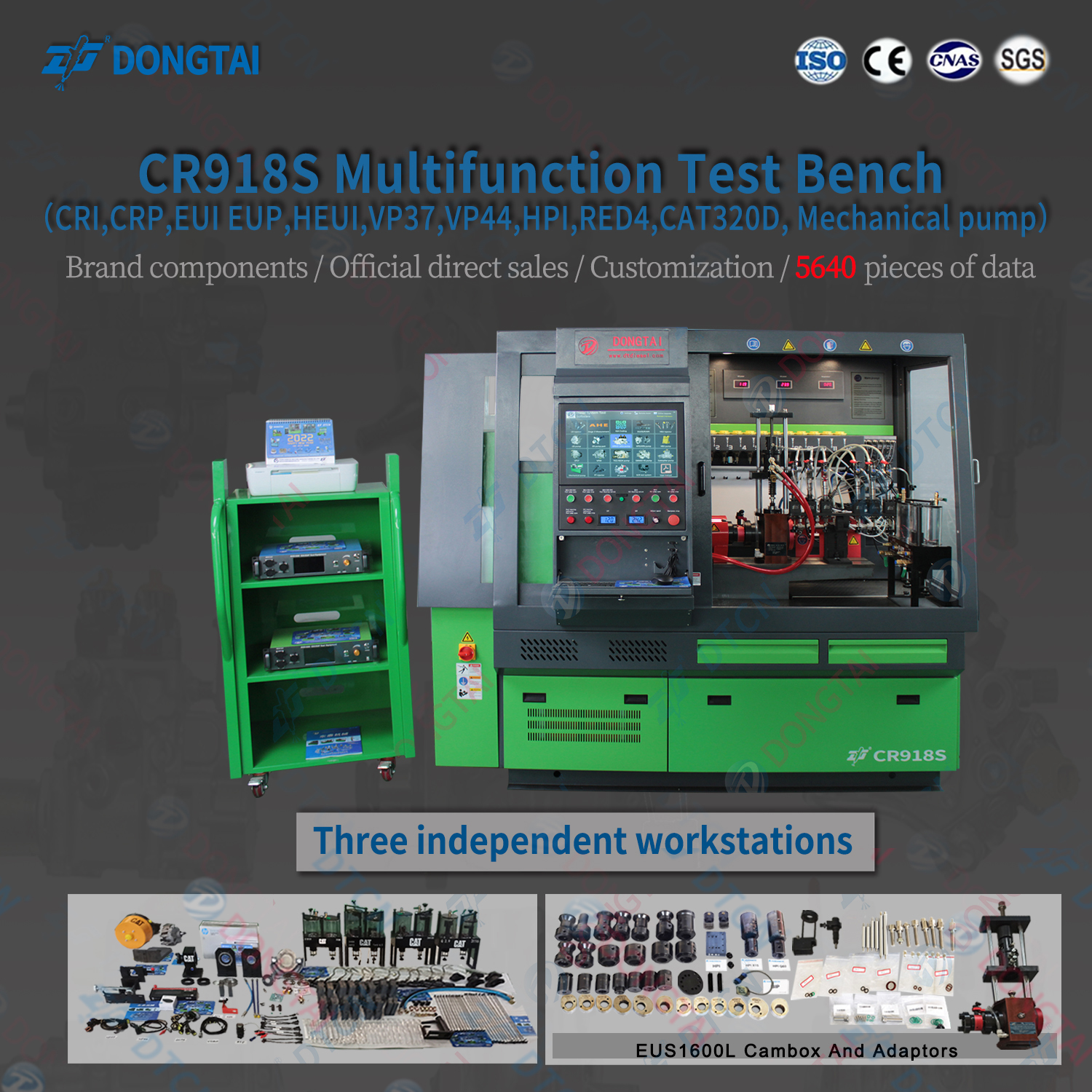 CR918S Multifunction Test Bench (Three stations)