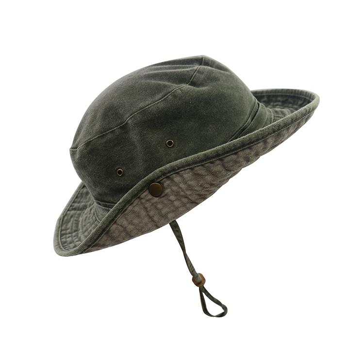 Pigment dyed bucket hat