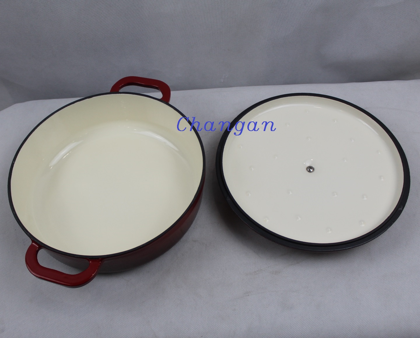 20CM cast iron enameled casseroel