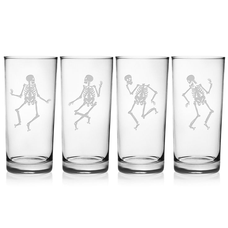 Customized wine glasses drinking Etched Sand blaster Stemless Wine Glass/Tumbler with skull design