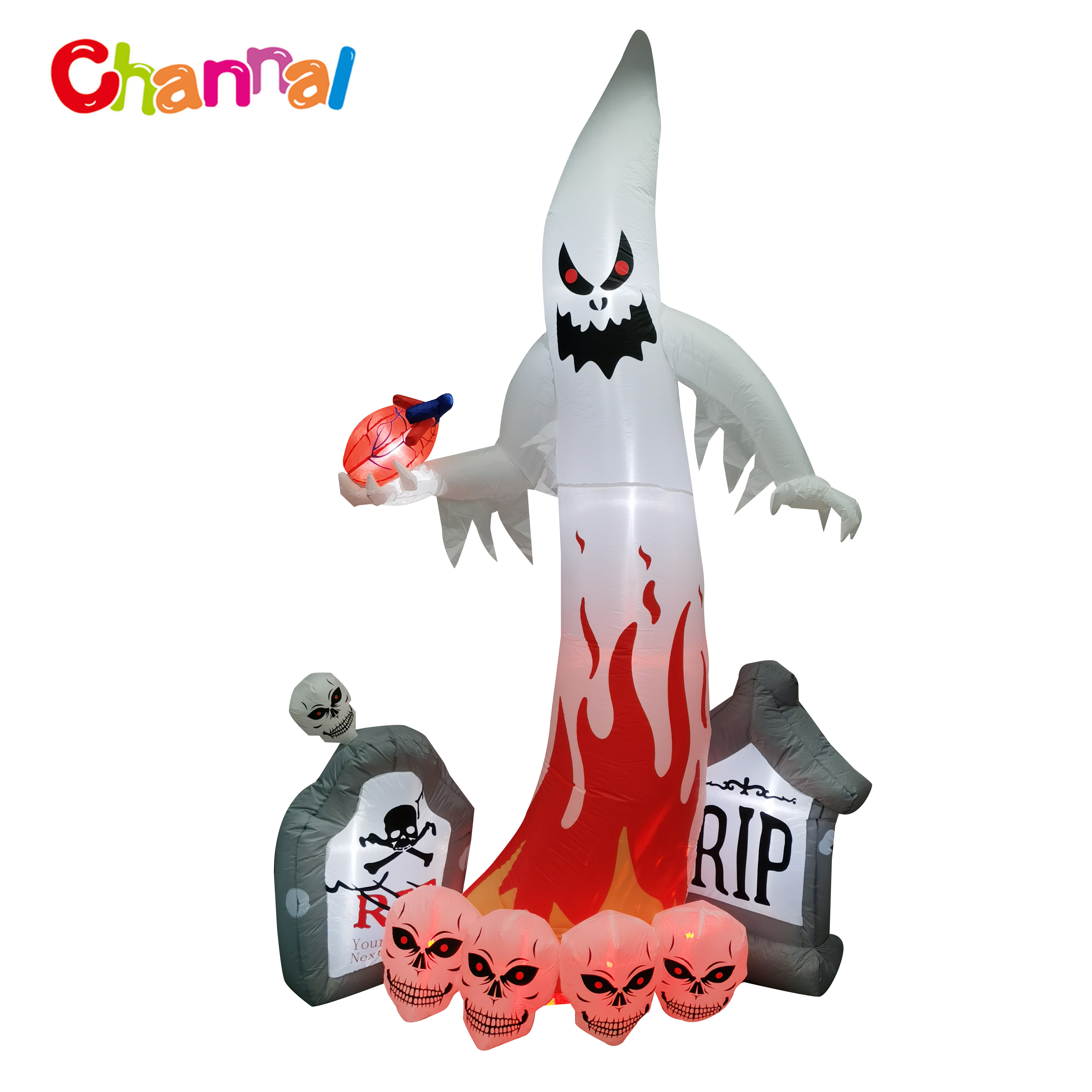 Skeleton white ghost