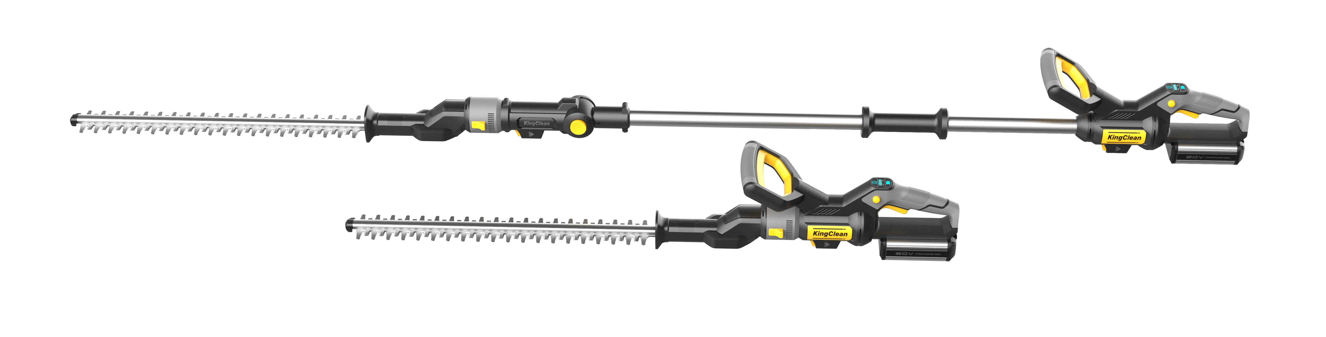 20V hedge trimmer + Pole hedger 2-in-1