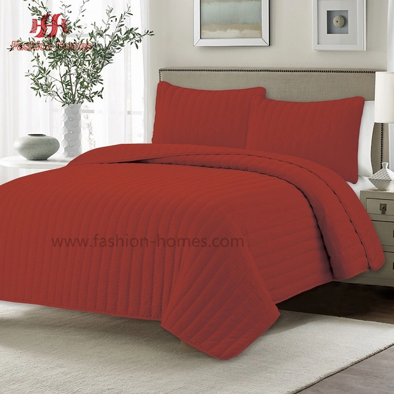 Solid Color Soft washed Embroidery Quilts