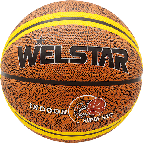 Basketball、FOAM RUBBER BASKETBALL WITH DEEP CHANNEL