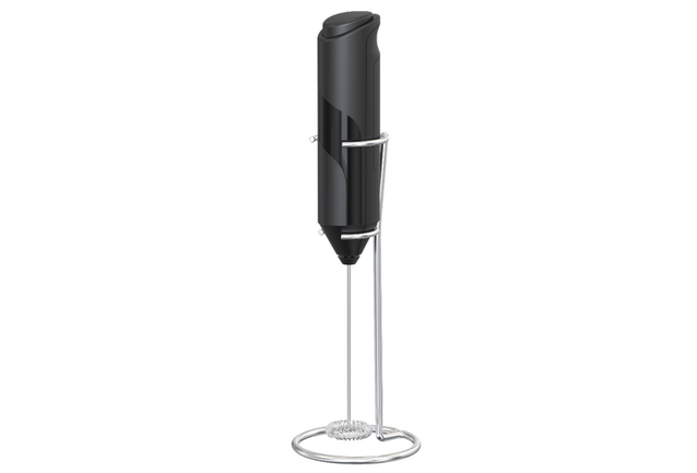 Milk Frother, Handheld Foam Maker, Milk Frother with stand, Milk Foamer