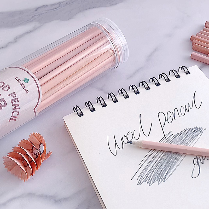wood color student writing pencil