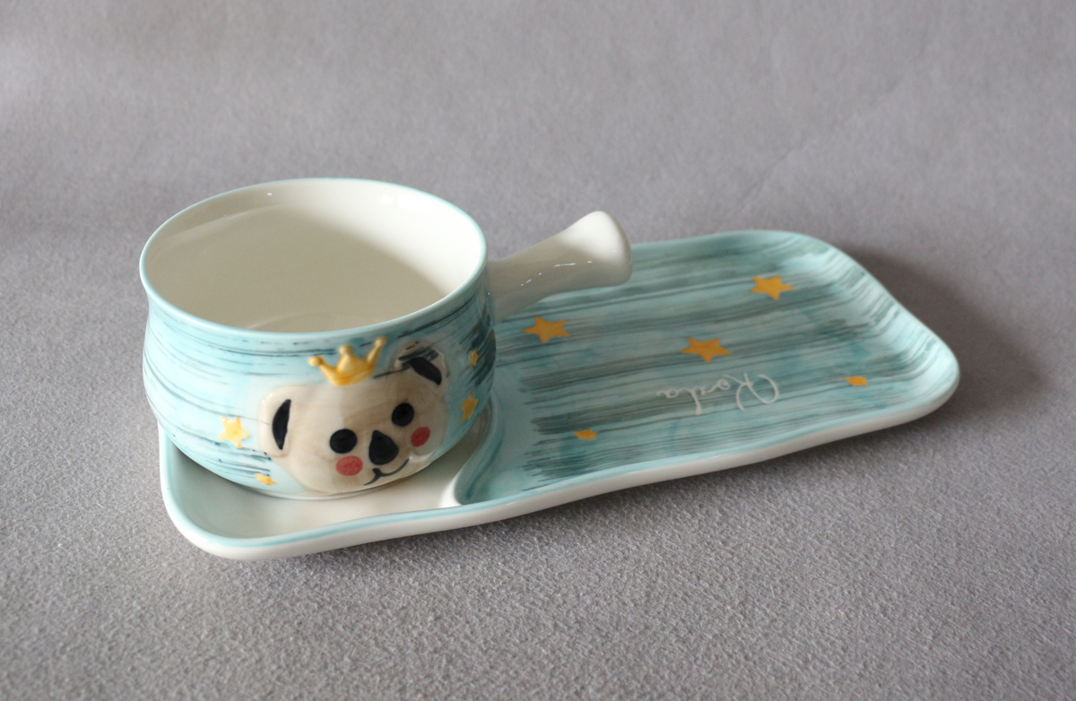 700cc Milk Pot With Tray