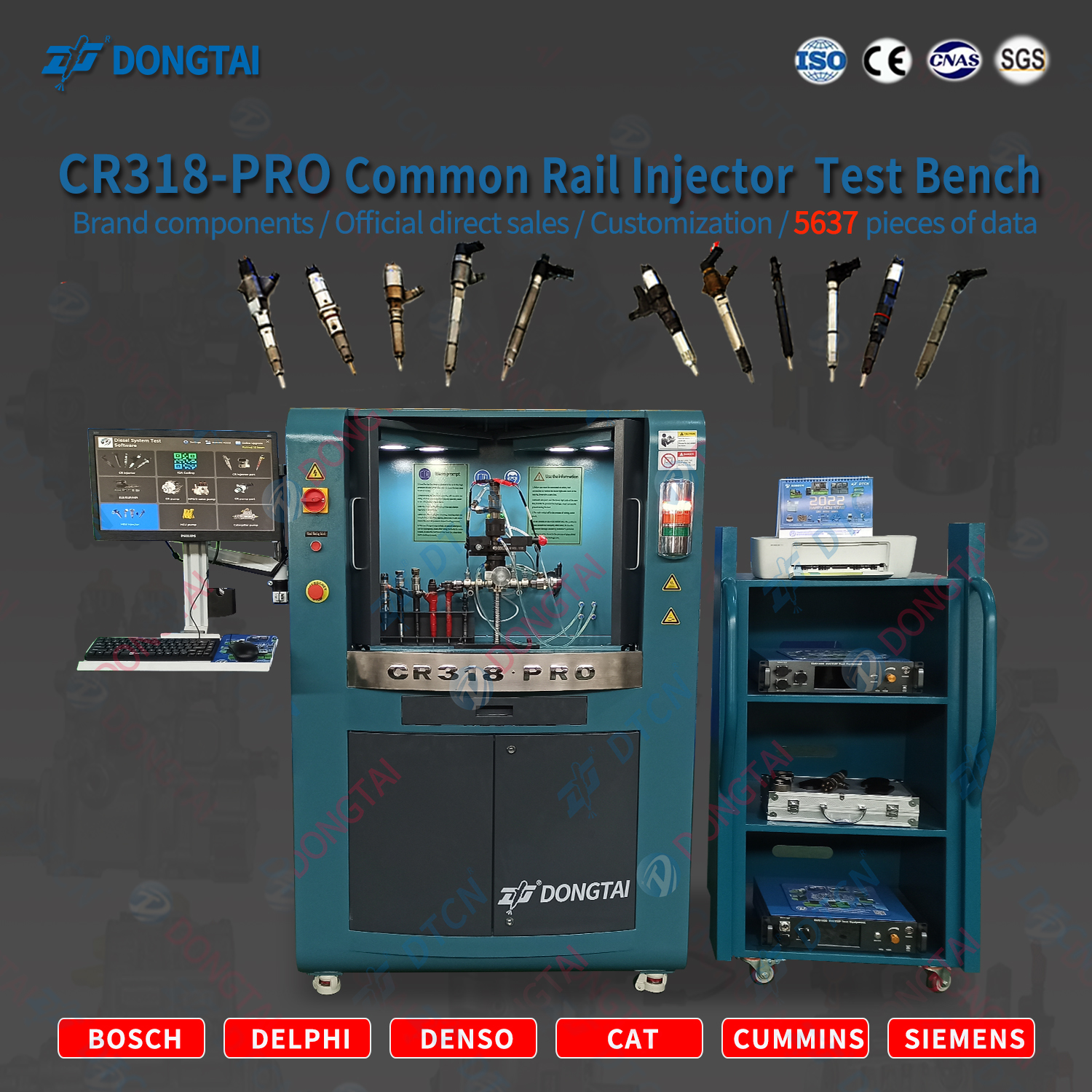 CR318 PRO Common Rail Injector Test Bench