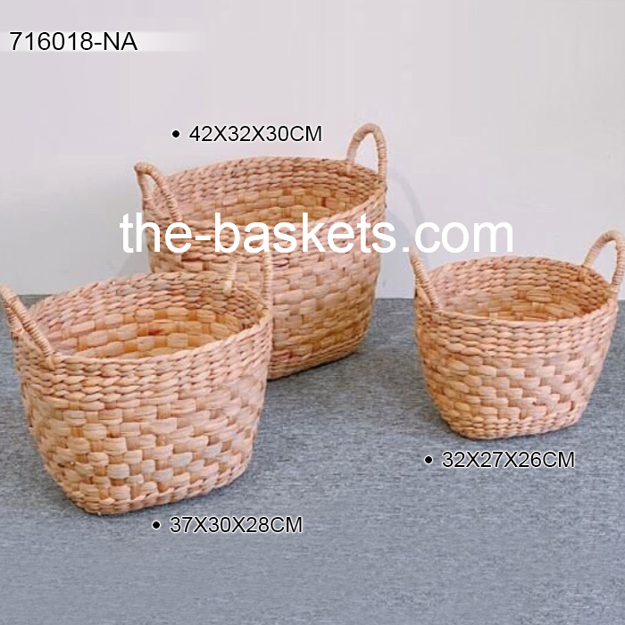 0-Water hyacinth basket