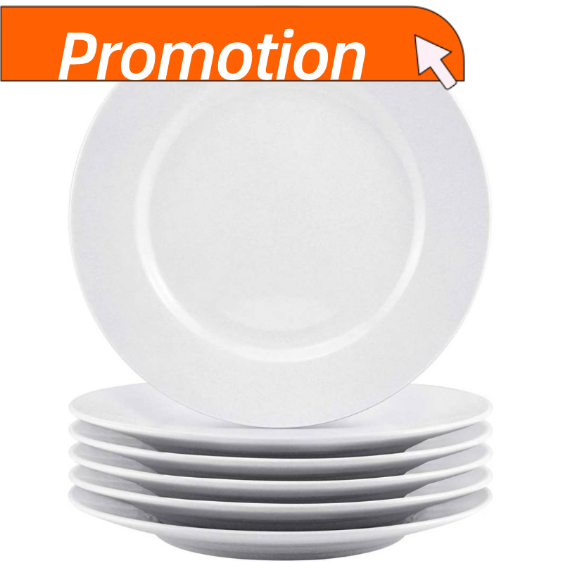 promotion - White Porcelain plate