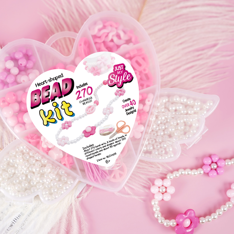 heart-shaped bead kit