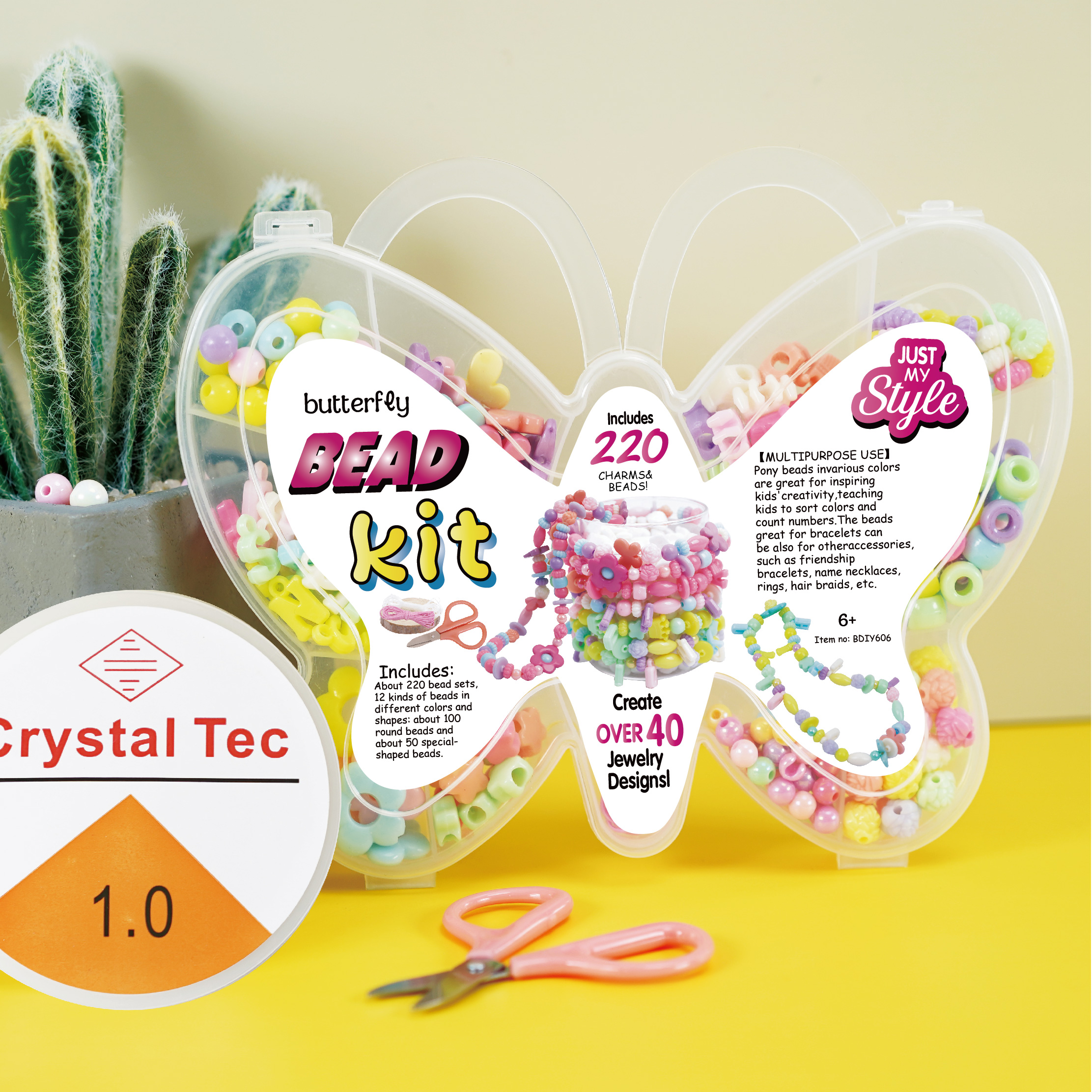 Butterfly bead kit