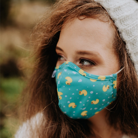 Custom Logo Printed Breathable Anti-Bacterial Face Mask