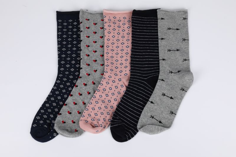 Ladies Comfortable Loose Top Socks, Super Soft Microfiber Nylon Socks,Ladies Basic Socks,