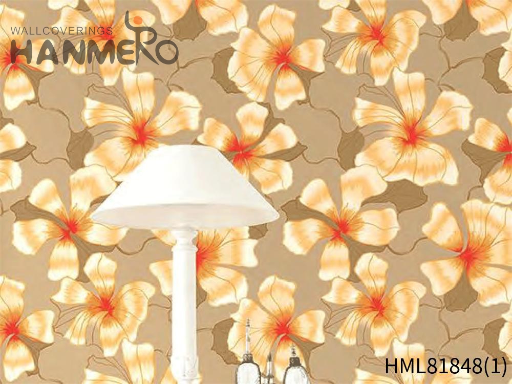 PVC Floral Living room Bedroom Wallpaper
