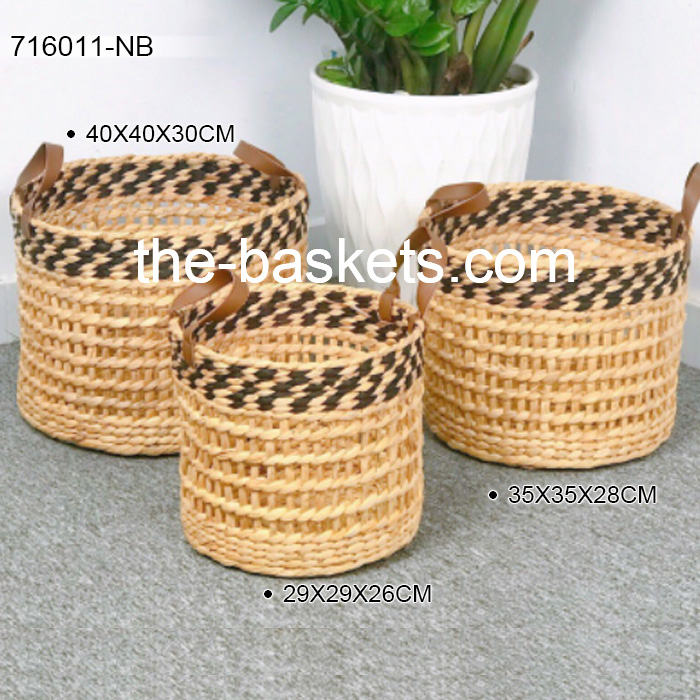 0-Water hyacinth basket