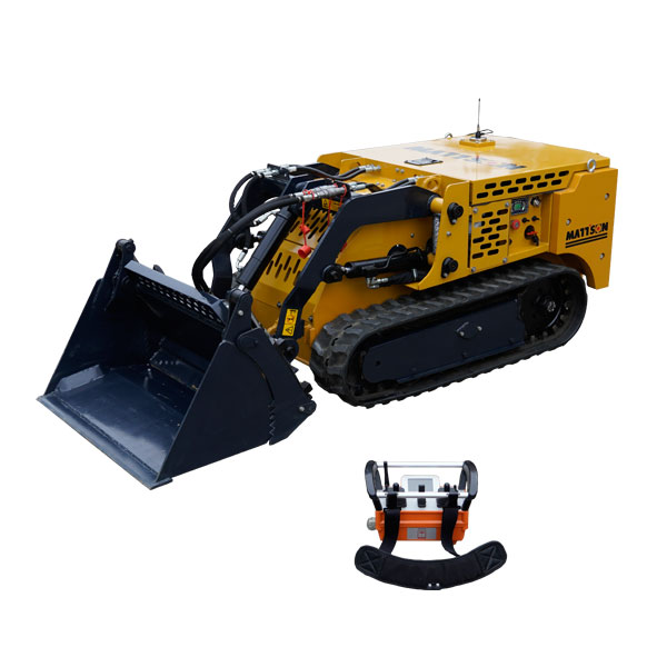 Small wireless remote control skid steer loader